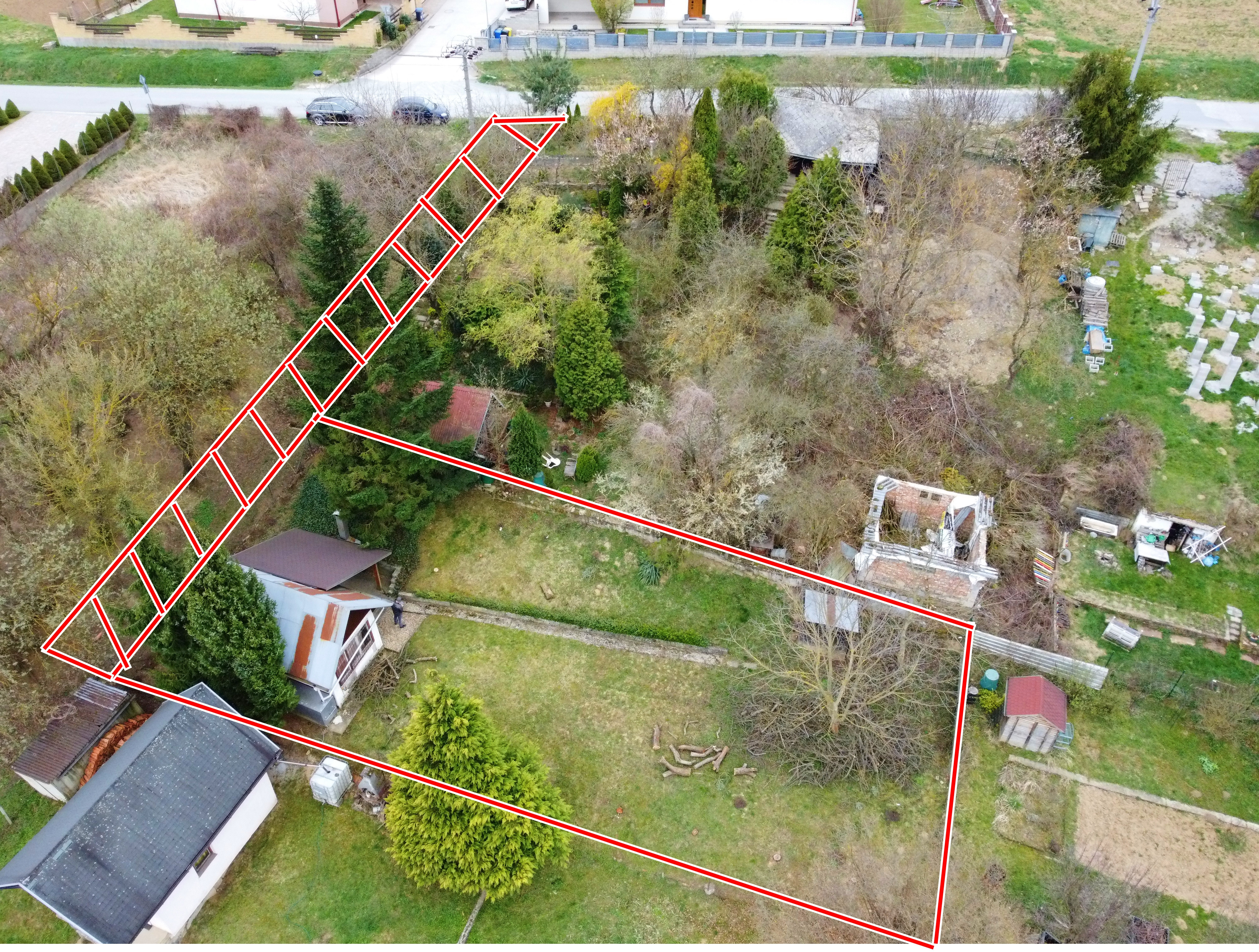 Pozemok s rozlohou 455m2, s chatkou, predaj, Košice – okolie, Beniakovce