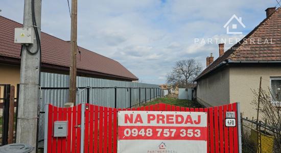 Záhrada 1081m2, v centre obce Slanec, predaj, Košice – okolie, Južná 17/A