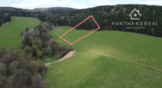 Pozemok 1349m2, predaj, krásna lokalita pri Prešove, obec Babin Potok