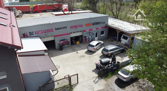 Zabehnutý plne vybavený auto a pneuservis 160m2, prenájom, Textilná – Košice