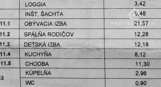 3 izbový byt 72,73m2, loggia, predaj, Košice – Ťahanovce, Juhoslovanská