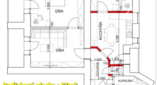 Tehlový 3 izbový byt s krásnym dvorom, 3x loggia,  predaj, Košice – juh, Krivá ulica