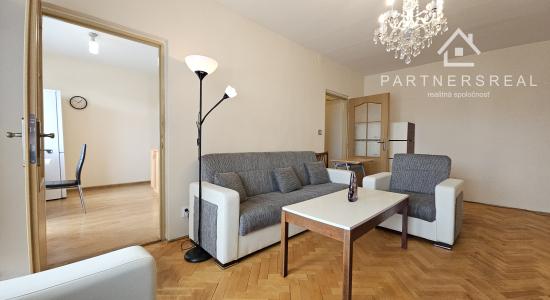 1 izbový byt 43m2,  2x loggia, prenájom, Košice – Nad jazerom, Levočská