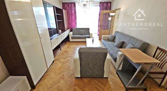 1 izbový byt 43m2,  2x loggia, prenájom, Košice – Nad jazerom, Levočská