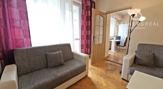 1 izbový byt 43m2,  2x loggia, prenájom, Košice – Nad jazerom, Levočská