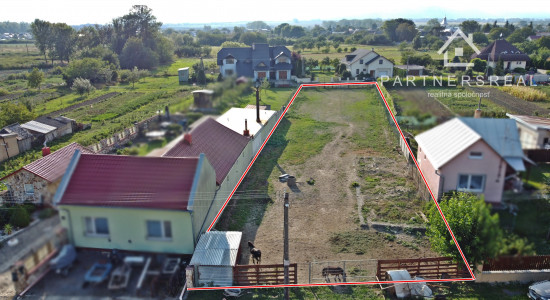 Stavebný pozemok 1545m2, predaj, mestská časť Milhostov, okres Trebišov