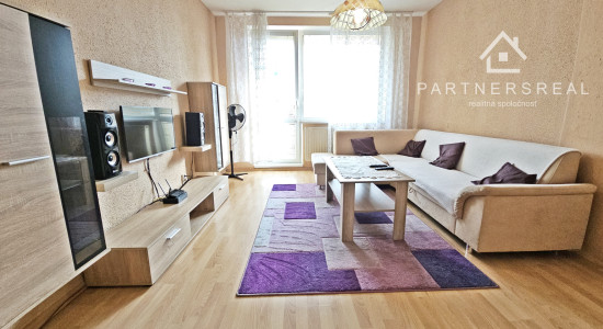 Veľký 2 izb. byt, 58m2 + loggia, prenájom, Krosnianska 77, Košice – Dargovských hrdinov