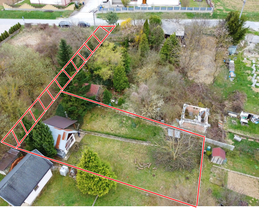 Pozemok s rozlohou 455m2, s chatkou, predaj, Košice – okolie, Beniakovce